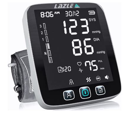 #1 LAZLE Blood Pressure Monitor Review With Pros & Cons