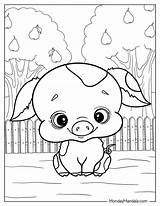 Printable Coloring Pages Pigs Unleash Your Creativity With Adorable  sketch template