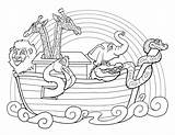 Noah And The Ark Coloring Pages At GetColoringscom  Free Printable sketch template