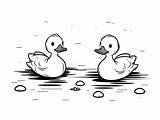 Coloring Page Rubber Duckie sketch template