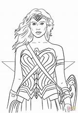 Wonder Woman Coloring Printables Pages sketch template