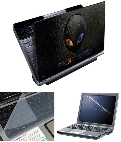 Finearts Full Panel Textured Laptop Skin - Alienware Printed With ...