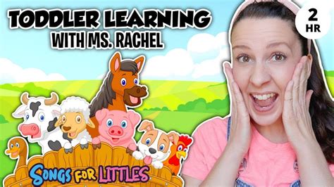 Learn Animals with Ms Rachel for Toddlers - Animal Sounds, Farm Animals, Nursery Rhymes & Kids ...