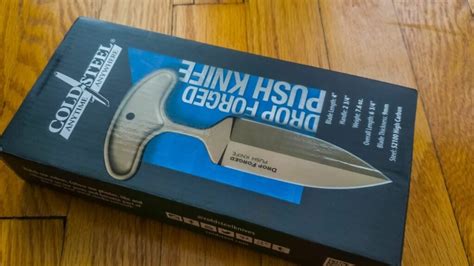 Cold Steel 36ME Drop Forged Push Knife review: handheld death