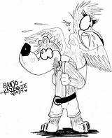 Banjo Kazooie Coloring Pages sketch template