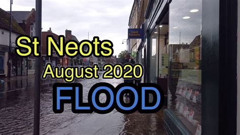 St Neots August Flood 2020 - YouTube