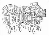 Free Printable Swearing Coloring Pages For Adults sketch template