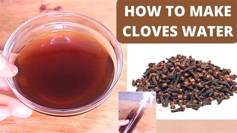 How to make Cloves Water for unstoppable thicker Hair Growth - YouTube