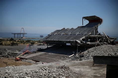 Watch the Slow Demolition of Candlestick Park | KQED