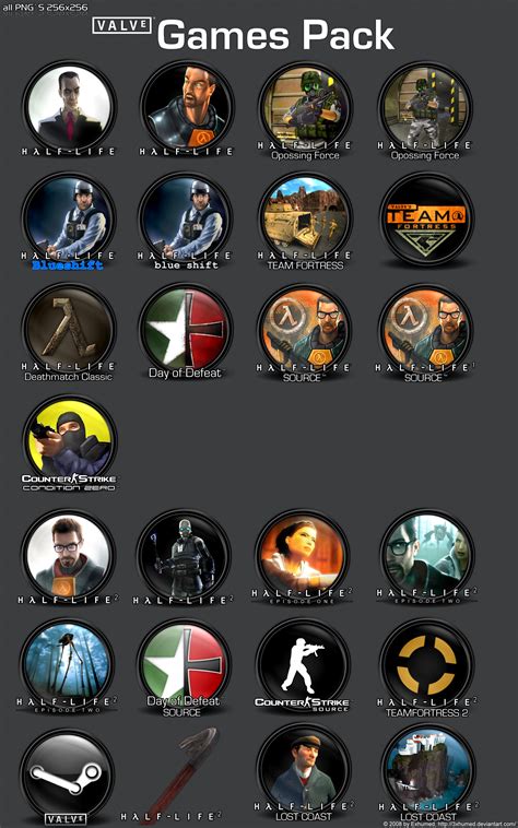 Valve Games Pack Final by 3xhumed on DeviantArt