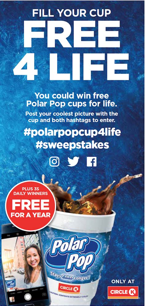 Enter to Win FREE Polar Pop Drinks for Life from Circle K! - Sippy Cup Mom