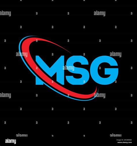 MSG logo. MSG letter. MSG letter logo design. Initials MSG logo linked with circle and uppercase ...