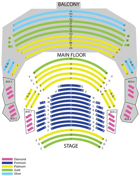 Theater Seating Charts | Music Theater Works