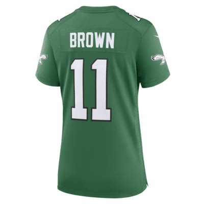 A.J. Brown Philadelphia Eagles Women's Nike NFL Game Football Jersey ...