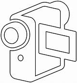 Video Camera Emoji coloring Page  ColouringPages sketch template
