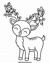 Reindeer Coloring Pages Free Printables  The Best Ideas For Kids sketch template