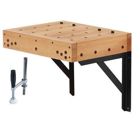 Sjobergs 1.5 ft. Clamping Workbench Table with Holdfast-SJO-67106K ...