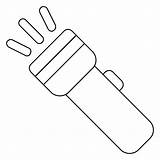 Flashlight Emoji coloring page  ColouringPages sketch template