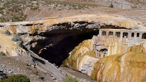 Ruinas del viejo hotel puente del Inca, Mendoza, Argentina - YouTube