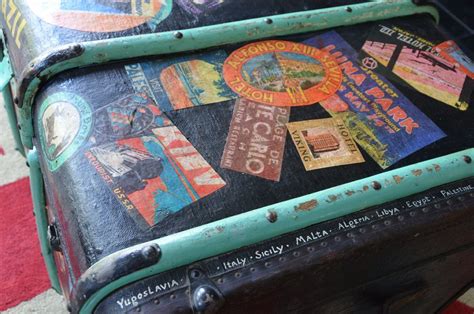 I love this trunk! | Dovetails Vintage | My love, Vintage labels, Old steamer trunks