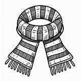 Scarf Coloring Pages To Print  Free Printable sketch template