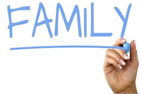 Family - Handwriting image