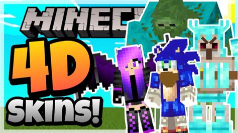 Minecraft Bedrock 4D SKINS Review & How To Get Them on Android! (FREE DOWNLOAD!) [1.14.60] - YouTube