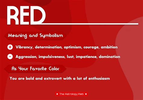 Red Color Meaning and Symbolism | The Astrology Web
