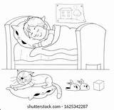 Cot Clipart For Coloring sketch template