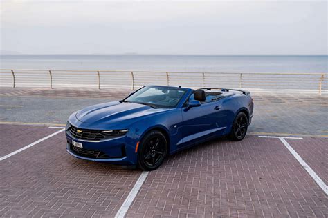 Rent Chevrolet Camaro Convertible Blue in Dubai - Convertible - Octane ...