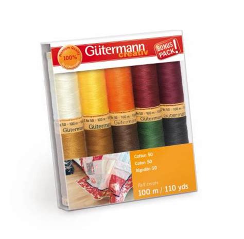 GUTERMANN Thread. Cotton 50 Wt.fall - Etsy