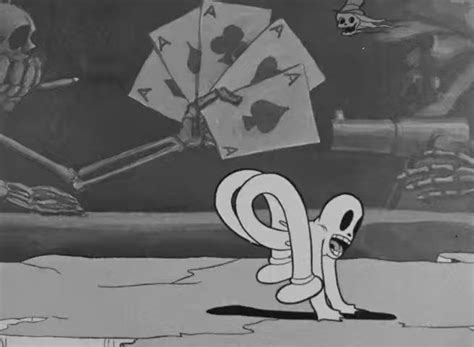 Koko the Clown as a long-legged ghost | Snow-White (1933), a Max Fleischer cartoon short subject ...