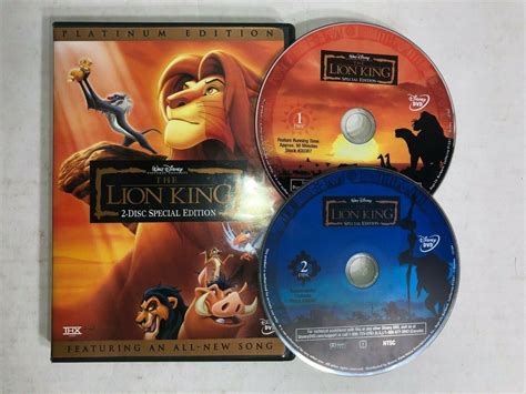 Walt Disney's: The Lion King (DVD, 2003, 2-Disc Set, Platinum Ed.) Simba, Mufasa | eBay