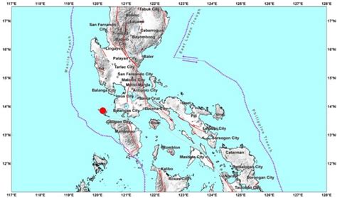 5.9 magnitude quake strikes near Lubang, Occidental Mindoro | Cebu ...