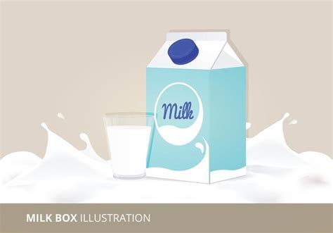 Milk Box Vector Illustration 94778 Vector Art at Vecteezy