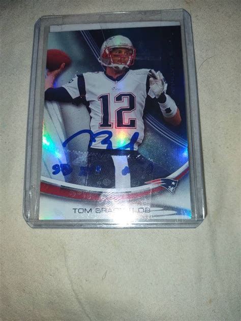 Tom Brady Autographed Card With Coa - Etsy