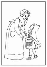 Coloring Pages Little Red Riding Hood sketch template