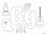 Letter G Coloring Pages  15 FREE Printabulls sketch template