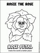Girl Scout Flower Friends Coloring Pages Sketch Page sketch template