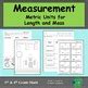 Measuring with the Metric System - Length and Mass by This Girl Loves Math