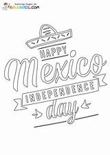 Mexican Independence Day Coloring Pages sketch template