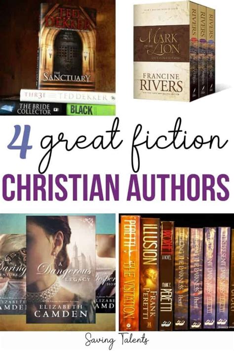 Best Christian Fiction Authors to Read - Saving Talents