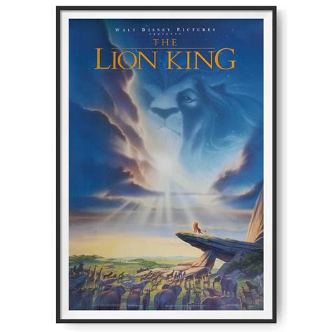 The Lion King (1994) Original US One Sheet Poster - Cinema Poster Gallery