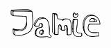 Nome Jamie Da Colorare • Disegni sketch template