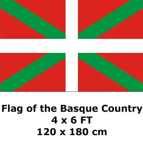 Spain Basque Country Flag 120 x 180 cm Polyester Large Big Flags And Banners National Flag-in ...