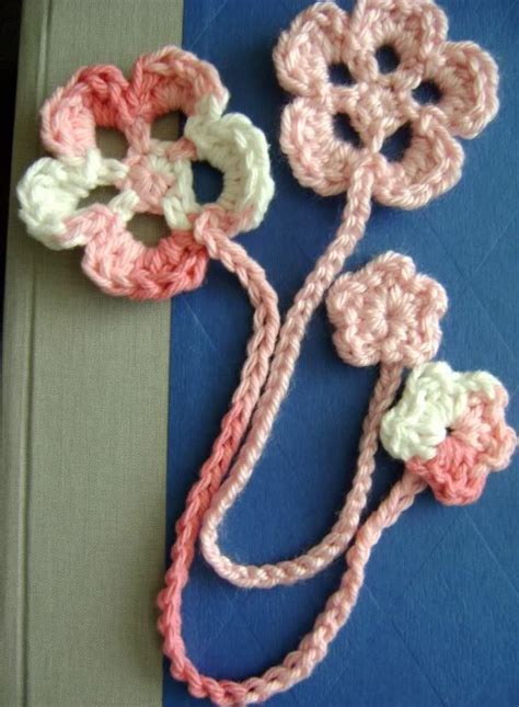 Cherry Blossom Bookmark (an easy crocheted bookmark) | Crochet bookmarks free patterns, Easy ...