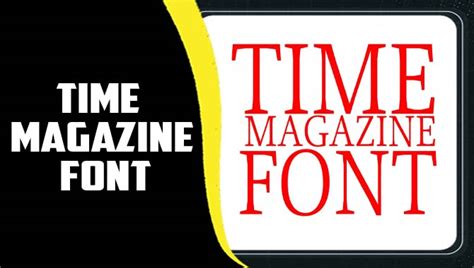 Time Magazine Font - The Beauty Of Typography