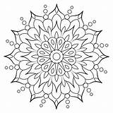mandala coloring Pages  easy Page simple sketch template