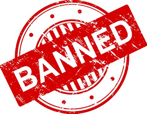 4 Banned Stamp Vector (PNG Transparent, SVG) | OnlyGFX.com