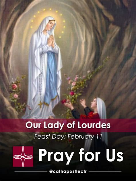 Our Lady of Lourdes — Catholic Apostolate Center Feast Days